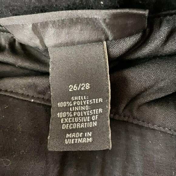 Lane Bryant Skirt Womens Plus 26 / 28 elastic waist Green Brown Sheer Layered - Picture 7 of 7